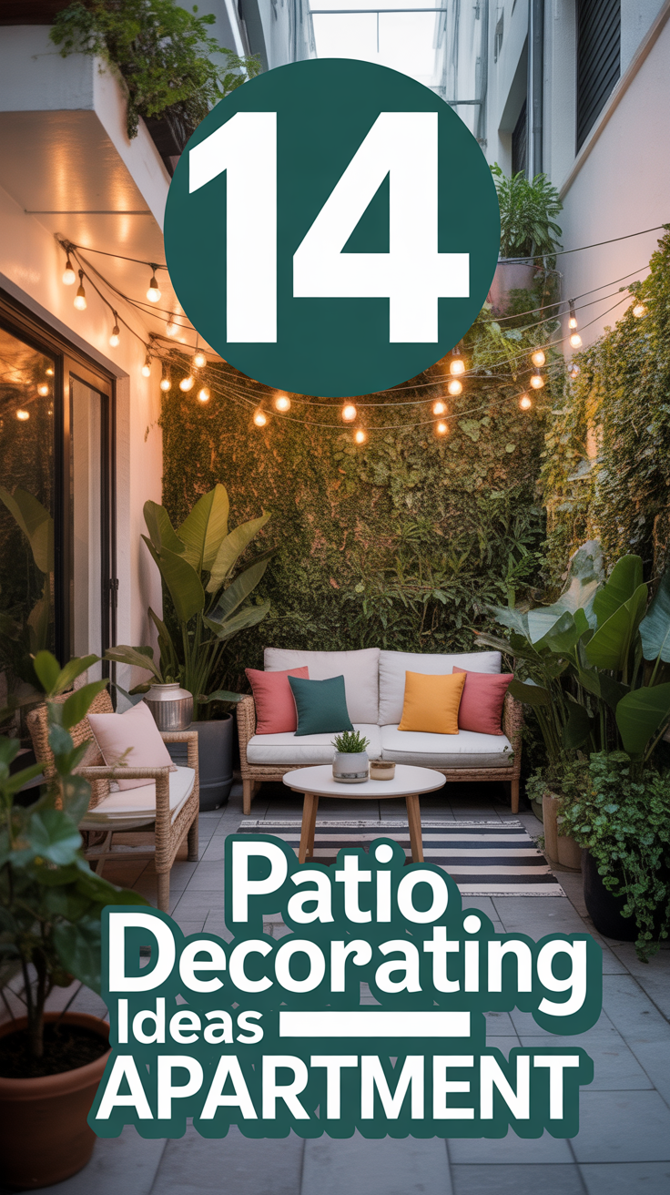 🌱 14 Patio Decorating Ideas Apartment