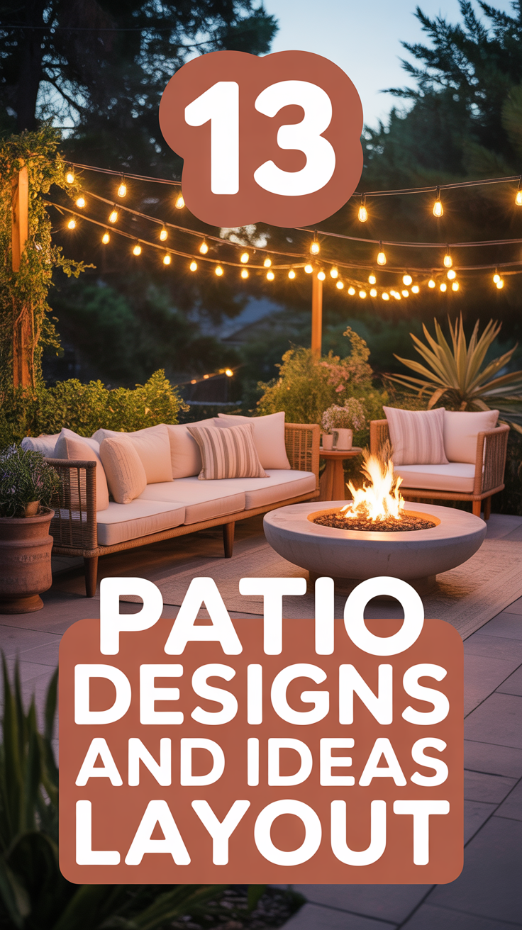 🏡 13 Patio Designs And Ideas Layout