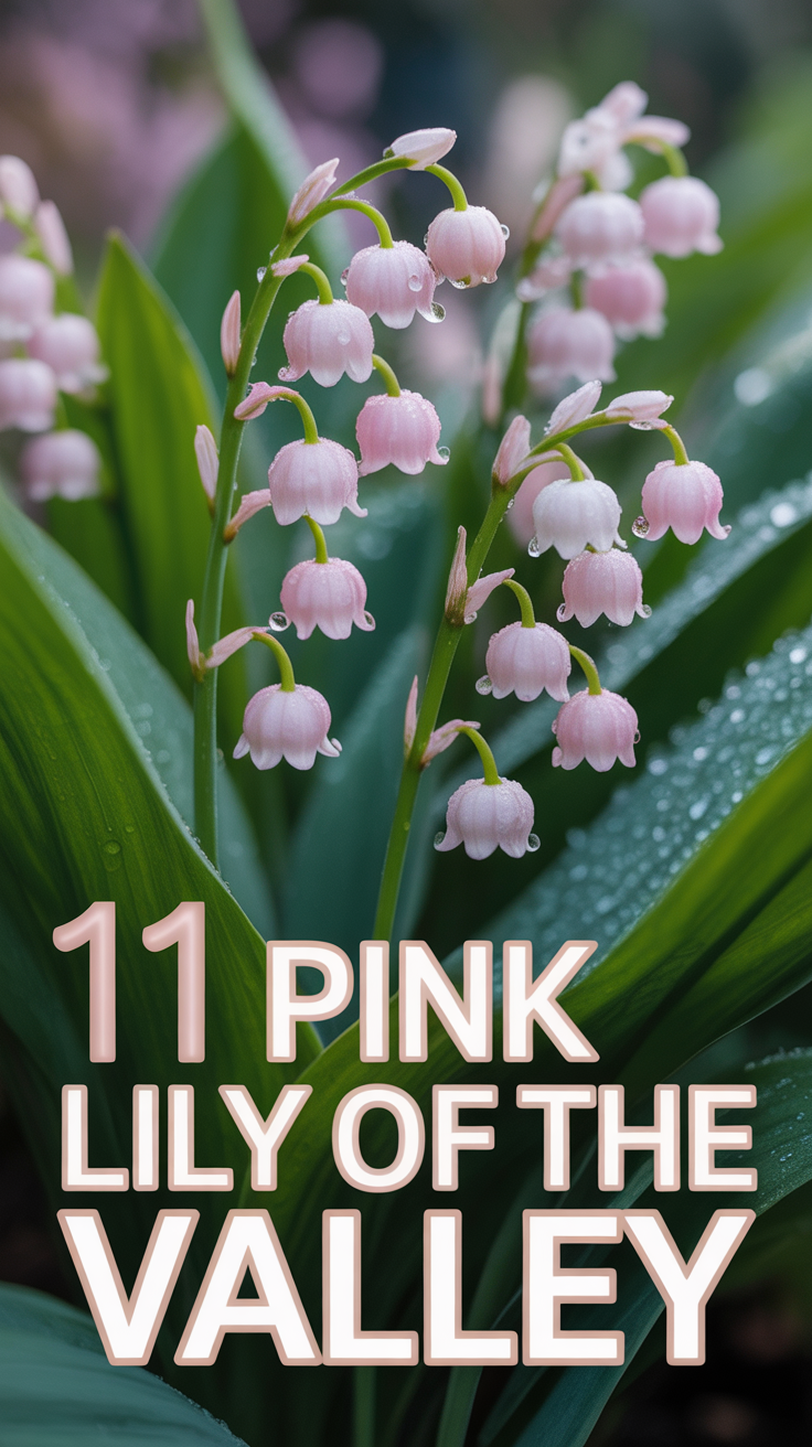 🌸 11 Pink Lily Of The Valley