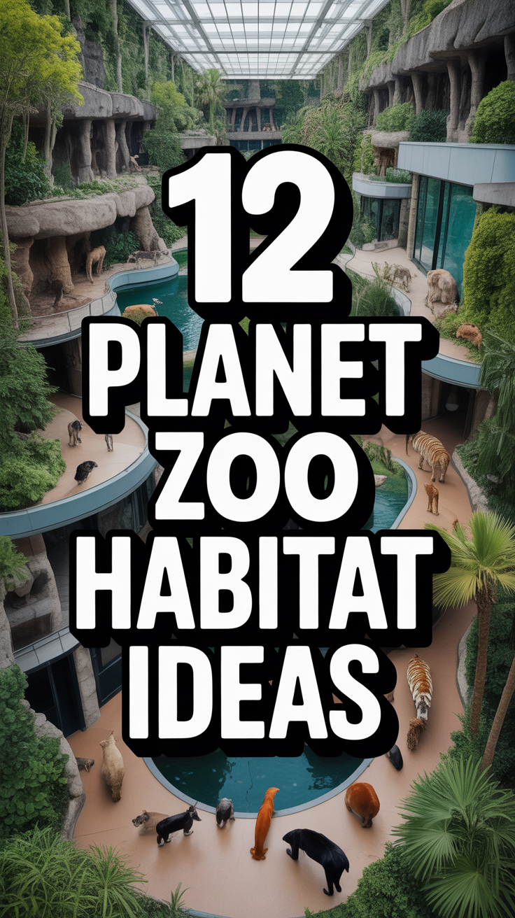 🐾 12 Planet Zoo Habitat Ideas