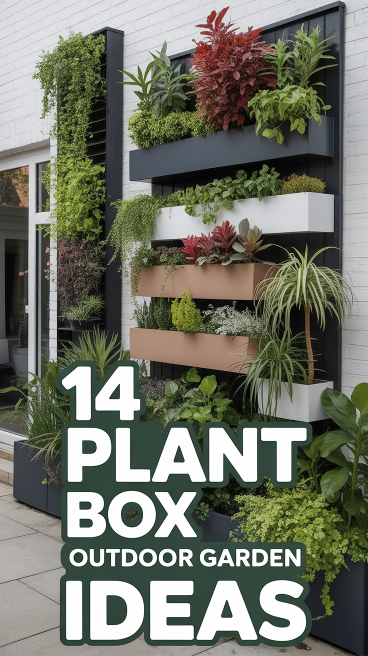 🌱 14 Plant Box Outdoor Garden Ideas