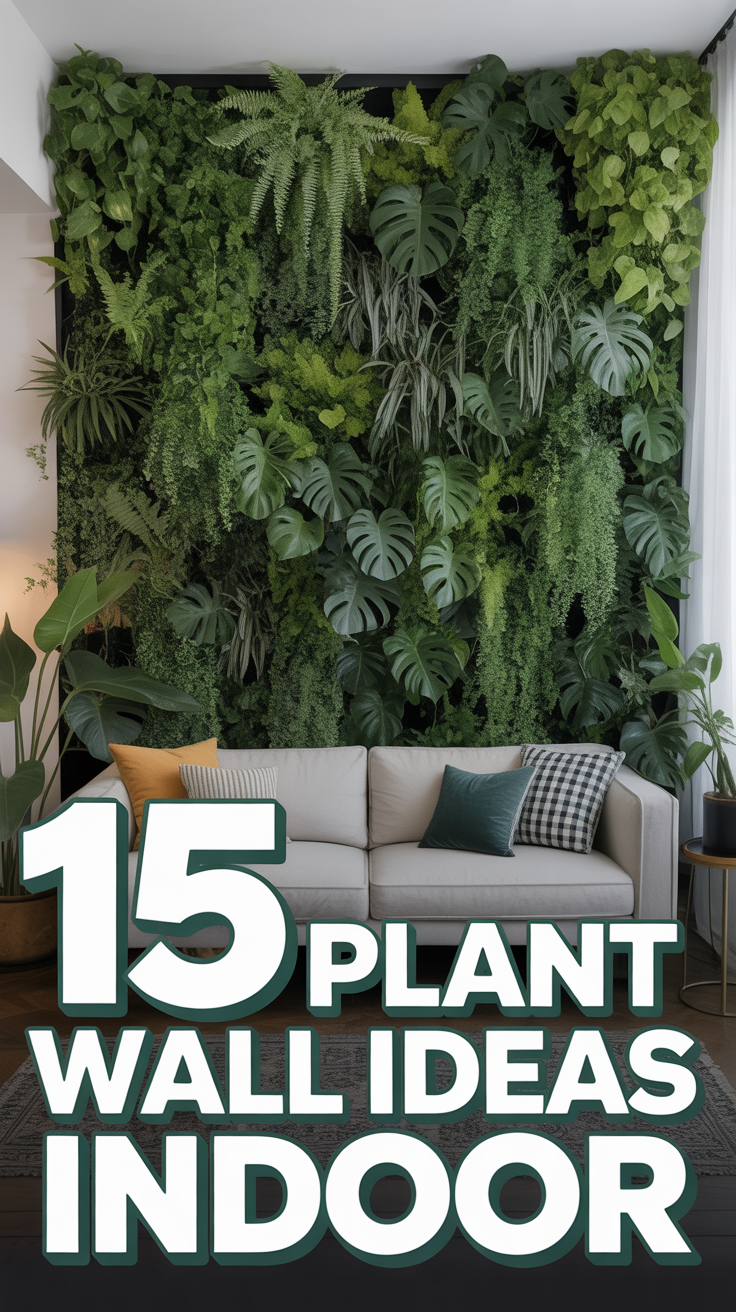 🌱 15 Plant Wall Ideas Indoor