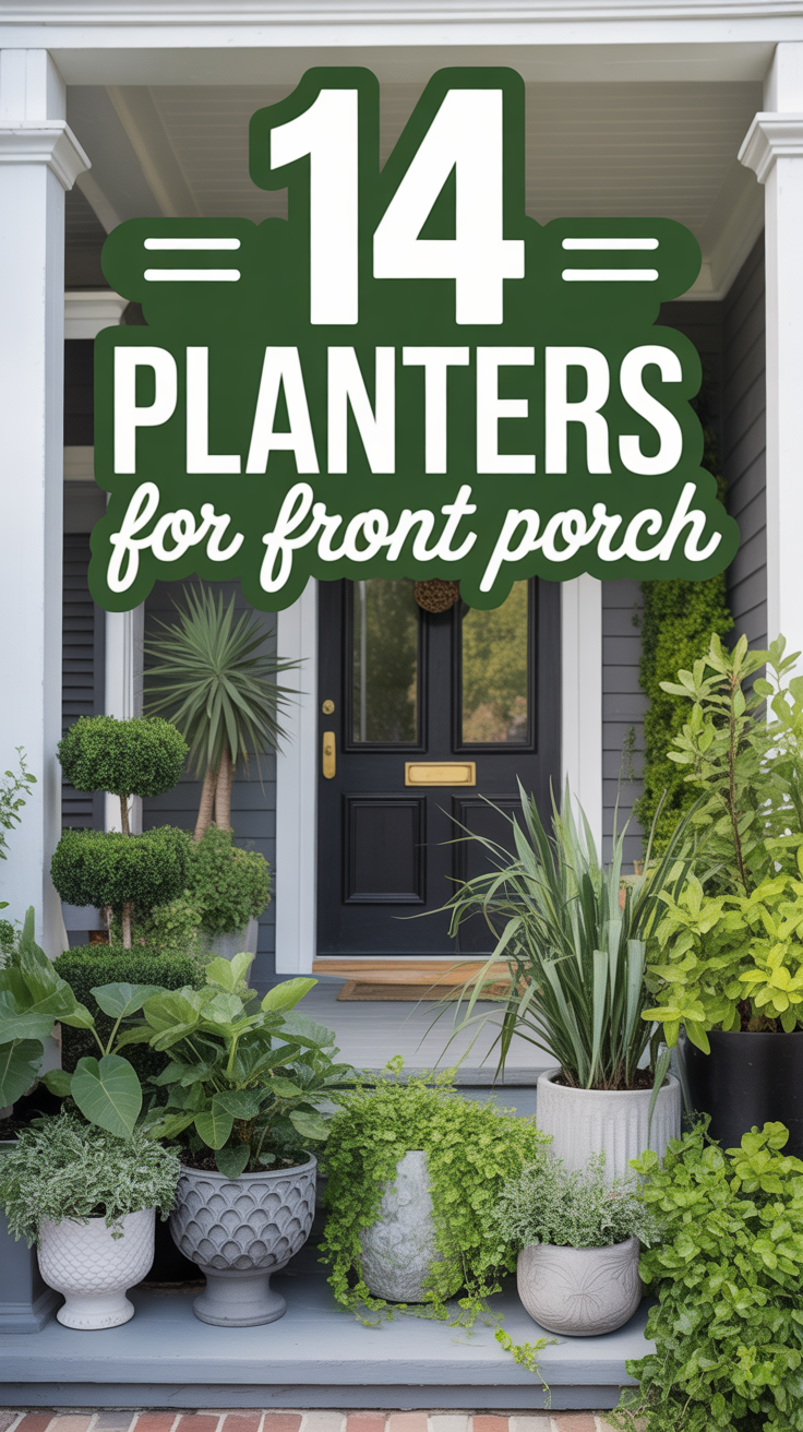 🪴 14 Planters For Front Porch