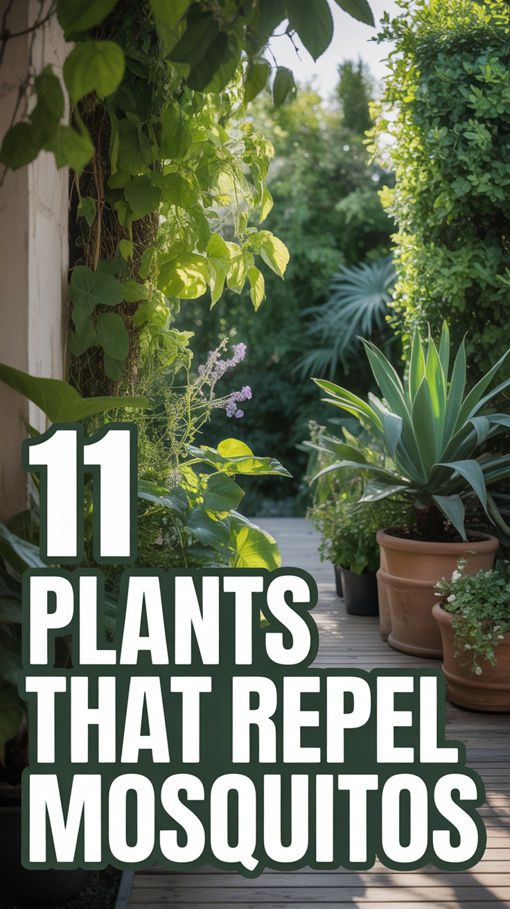 🌿 11 Plants That Repel Mosquitos