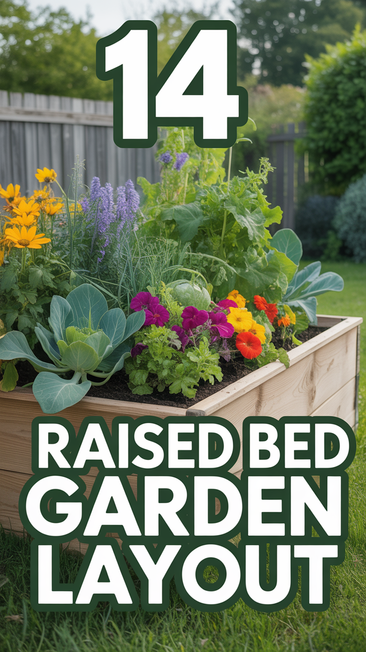🌱 14 Raised Bed Garden Layout