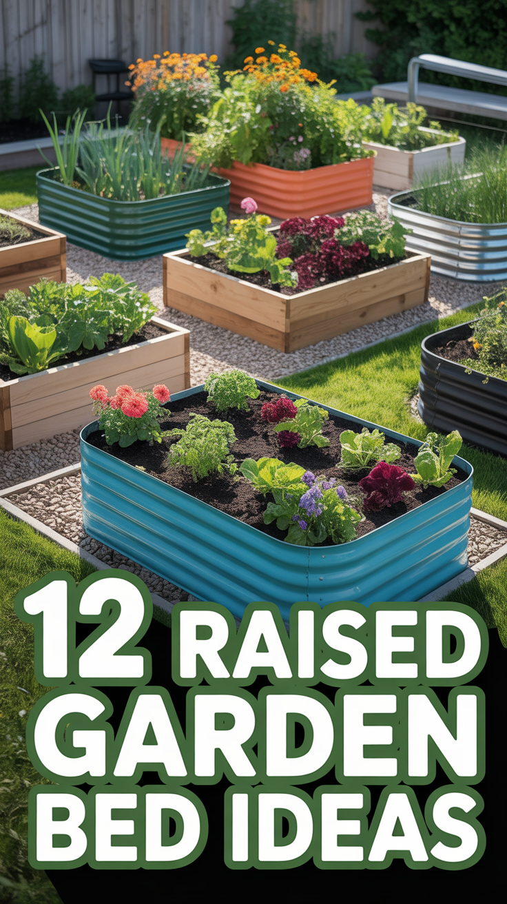 🌱 12 Raised Garden Bed Ideas