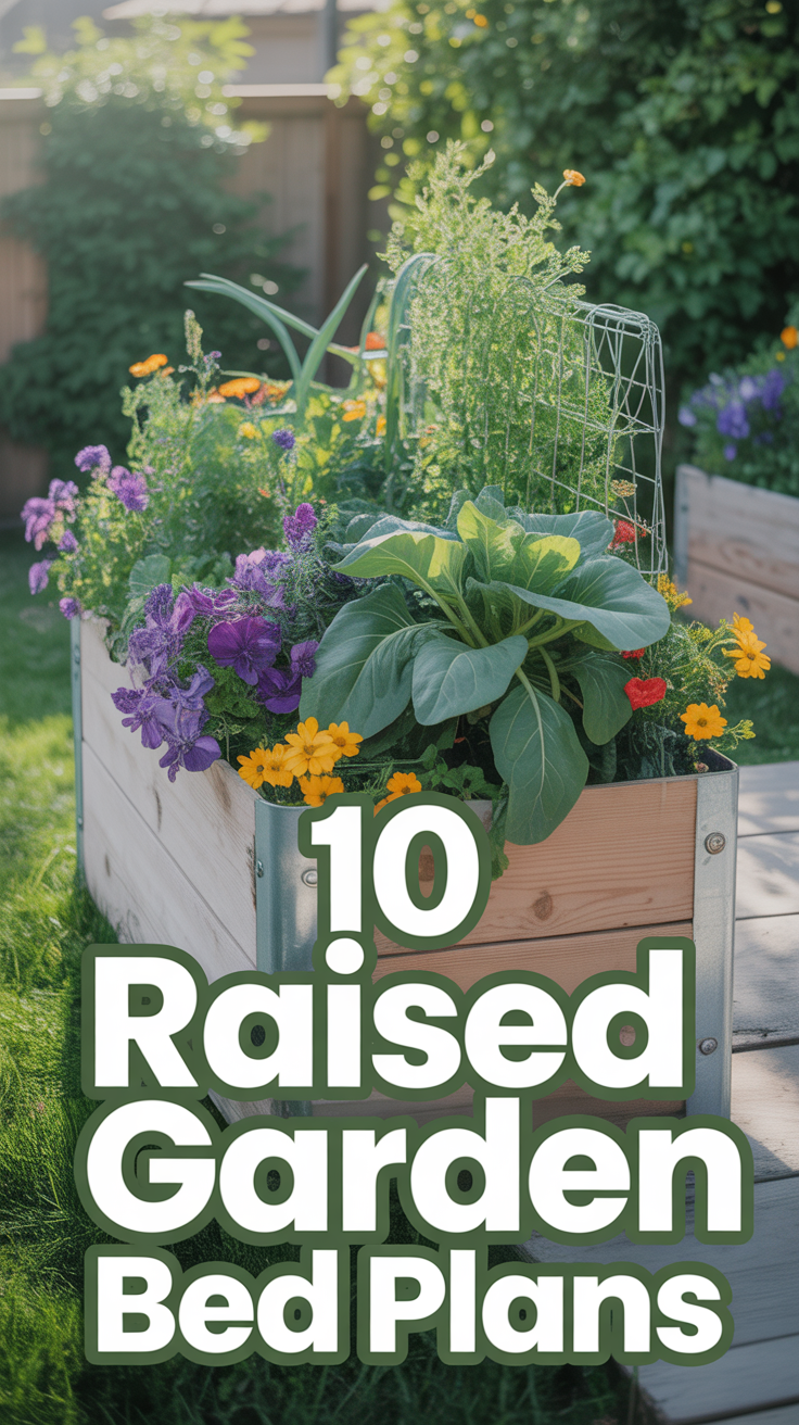 🌱 10 Raised Garden Bed Plans