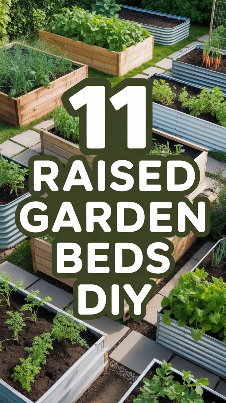 🥕 11 Raised Garden Beds DIY