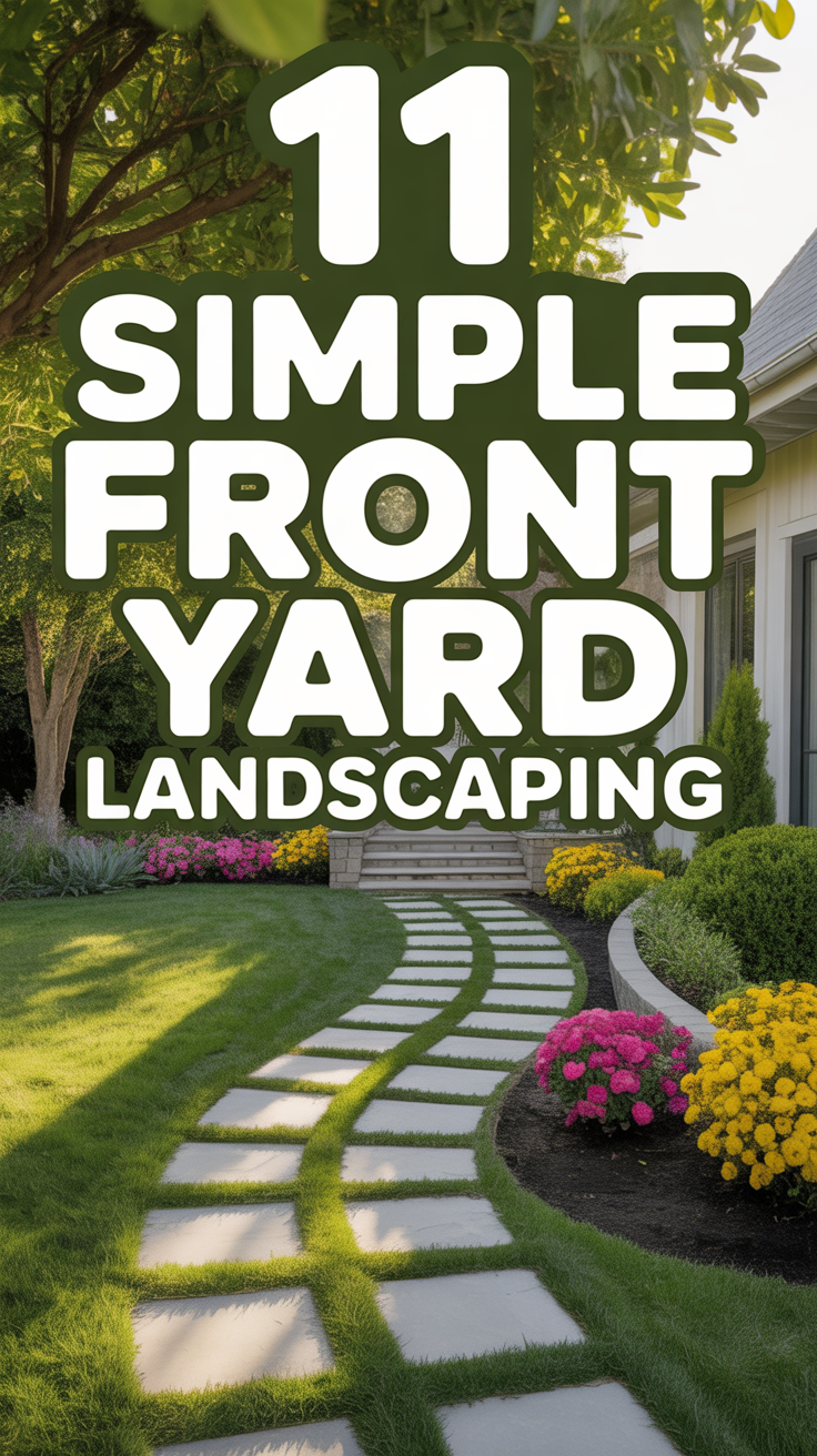 🌱 11 Simple Front Yard Landscaping