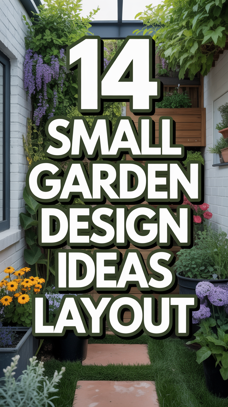 🌱 14 Small Garden Design Ideas Layout