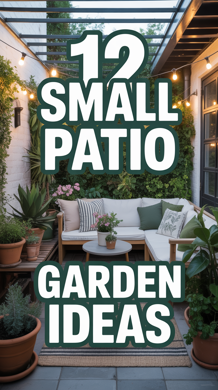 🌱 12 Small Patio Garden Ideas