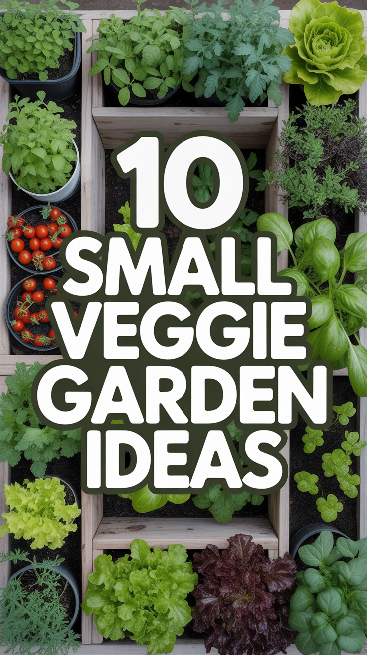 🌱 10 Small Veggie Garden Ideas