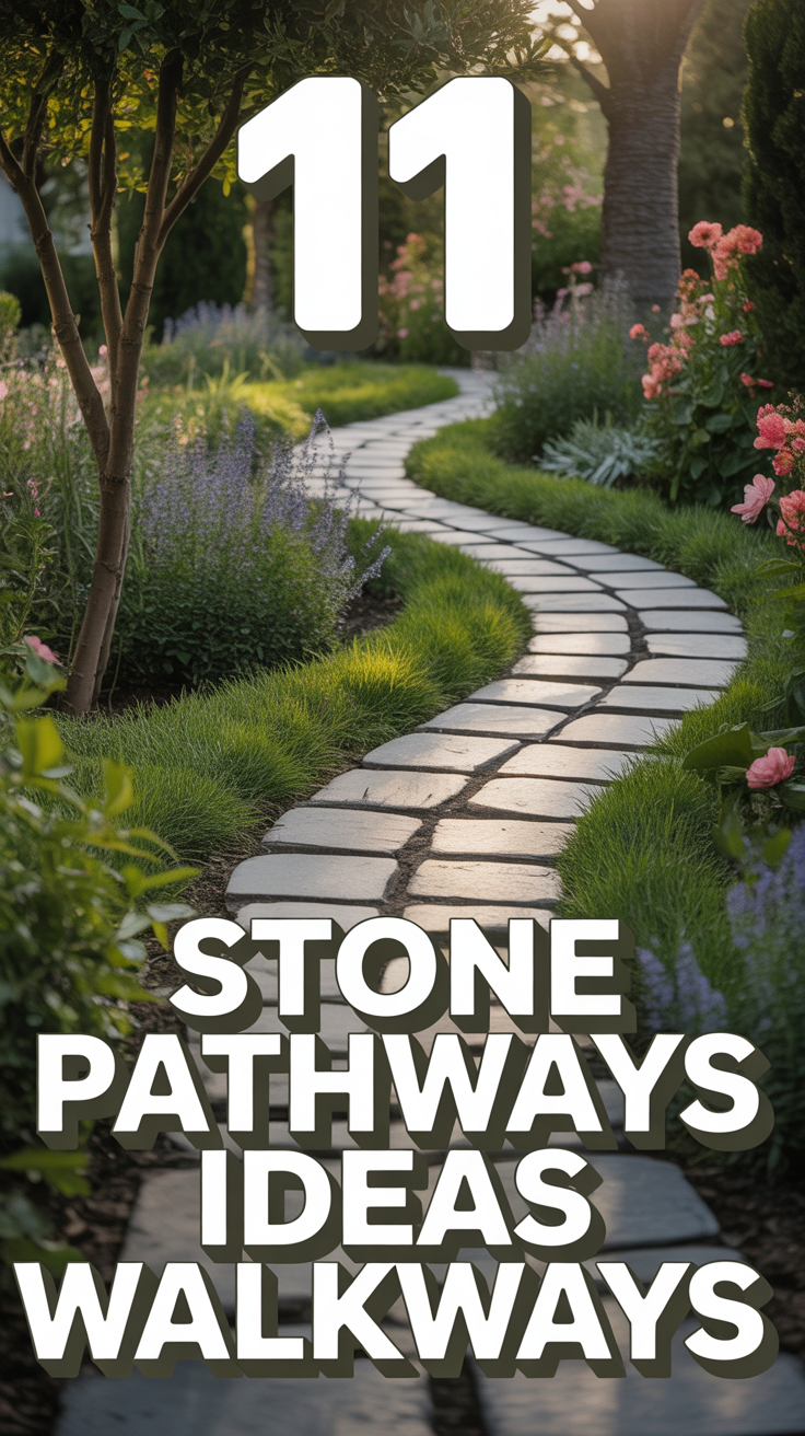 🗻 11 Stone Pathways Ideas Walkways