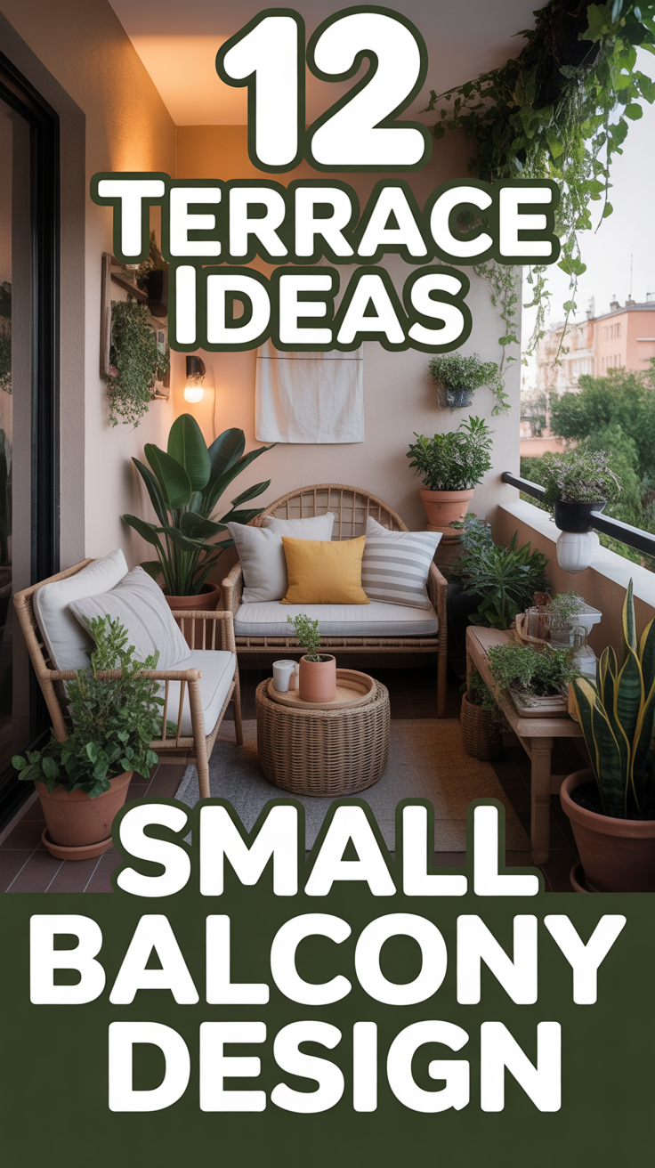 🌱 12 Terrace Ideas Small Balcony Design