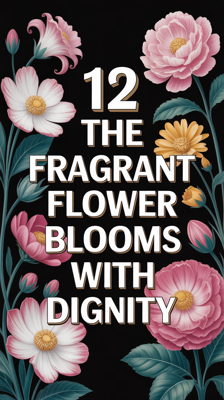 🌸 12 The Fragrant Flower Blooms With Dignity