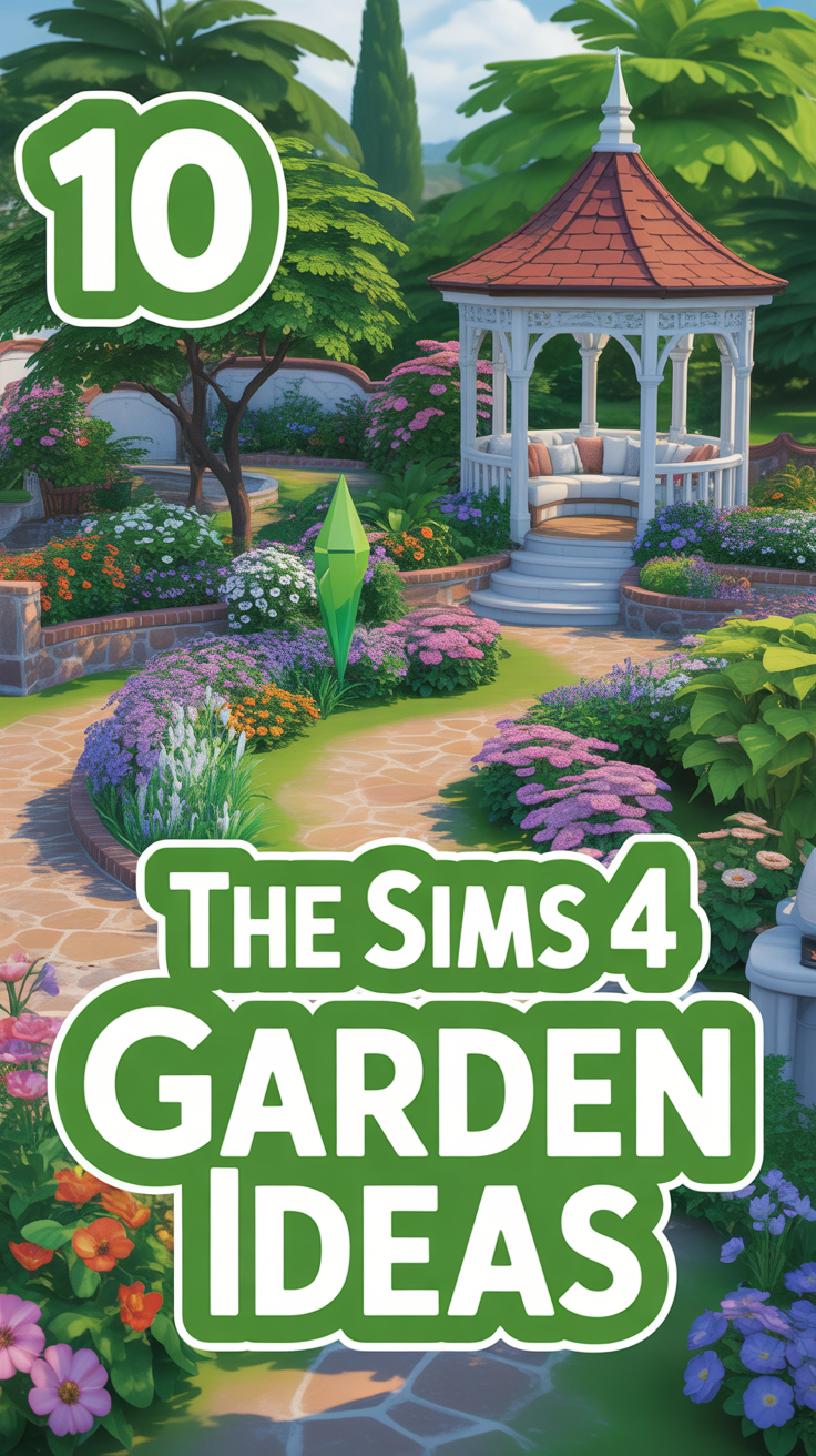 🌱 10 The Sims 4 Garden Ideas