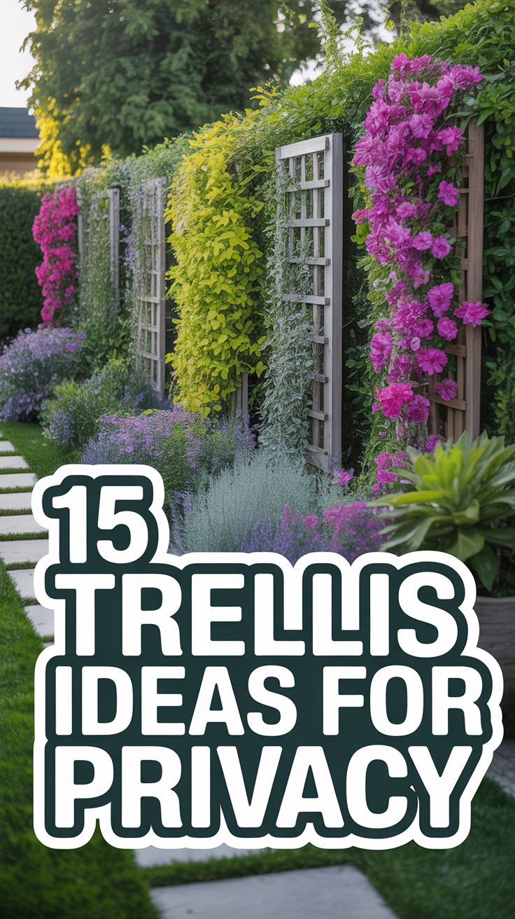🌱 15 Trellis Ideas For Privacy