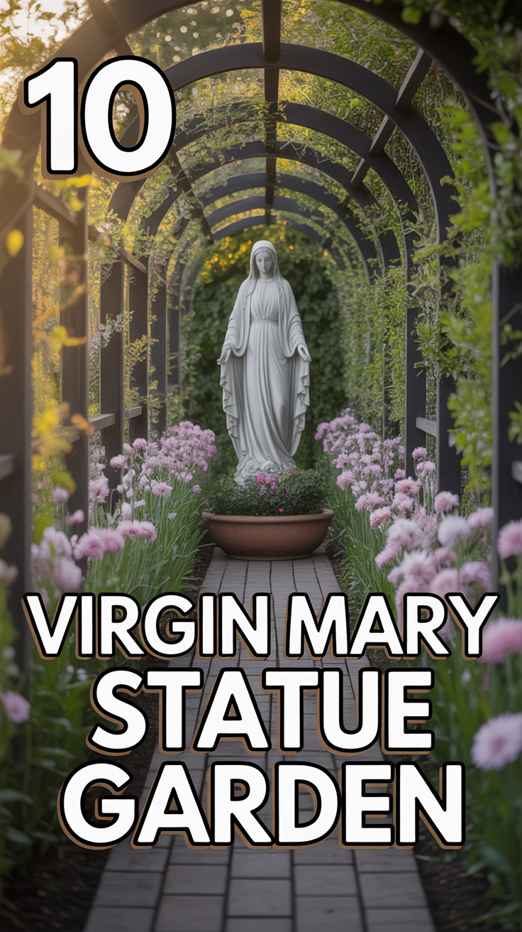🙏 10 Virgin Mary Statue Garden