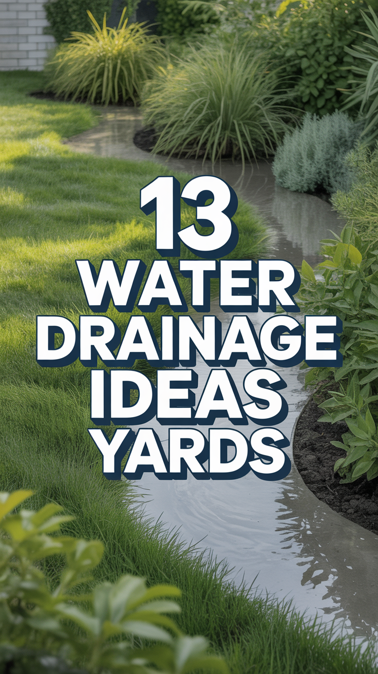 💧 13 Water Drainage Ideas Yards