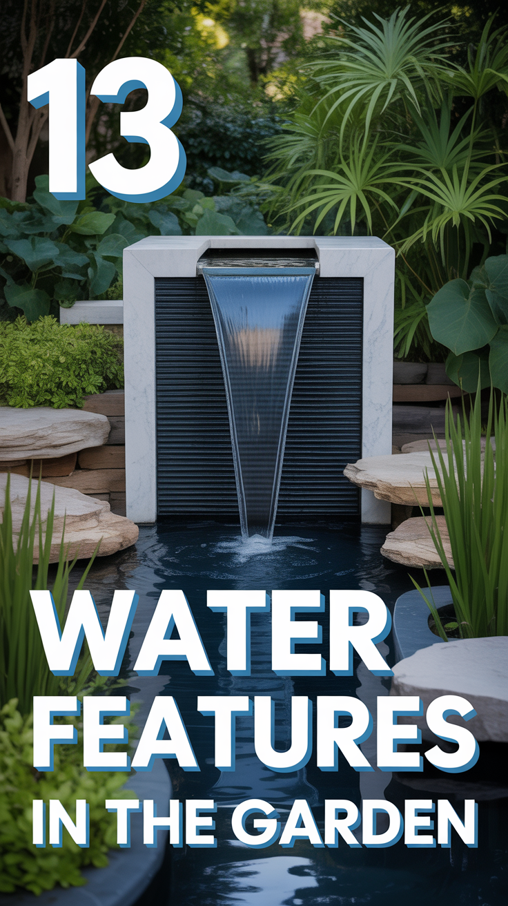 💧 13 Water Features In The Garden