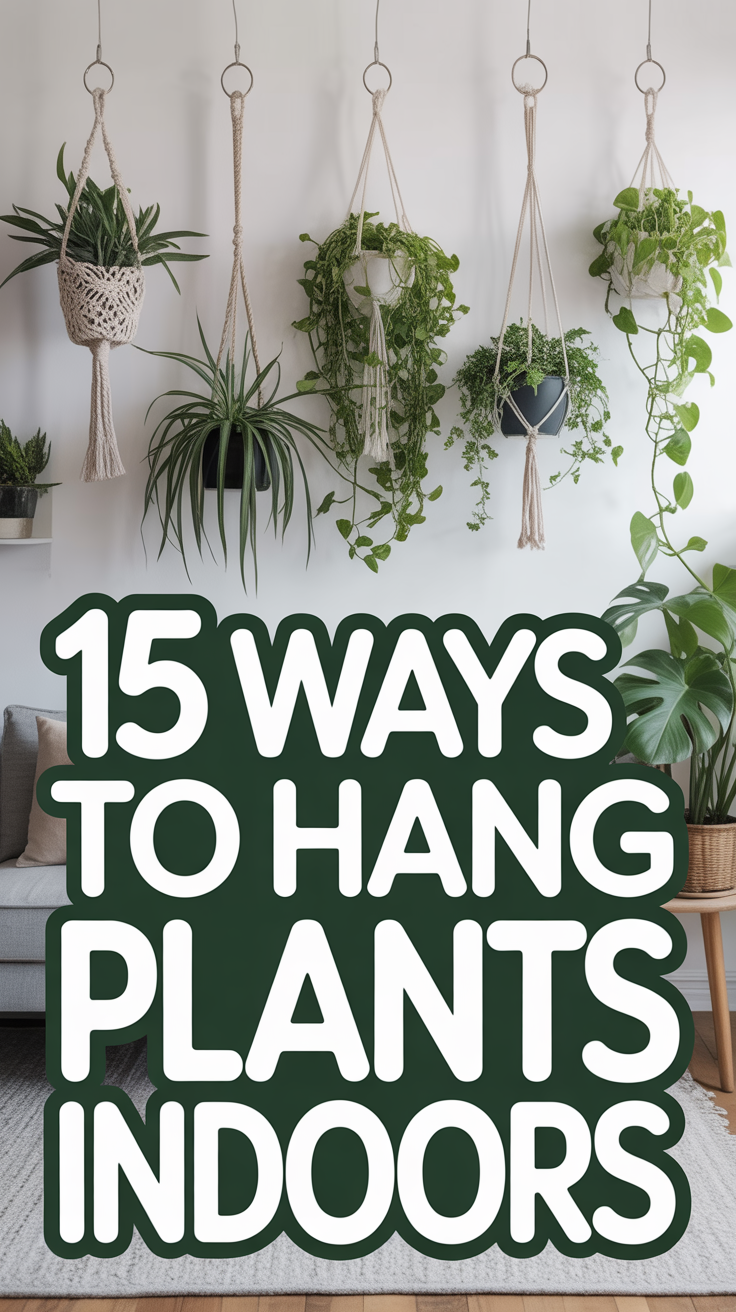 🪴 15 Ways To Hang Plants Indoors