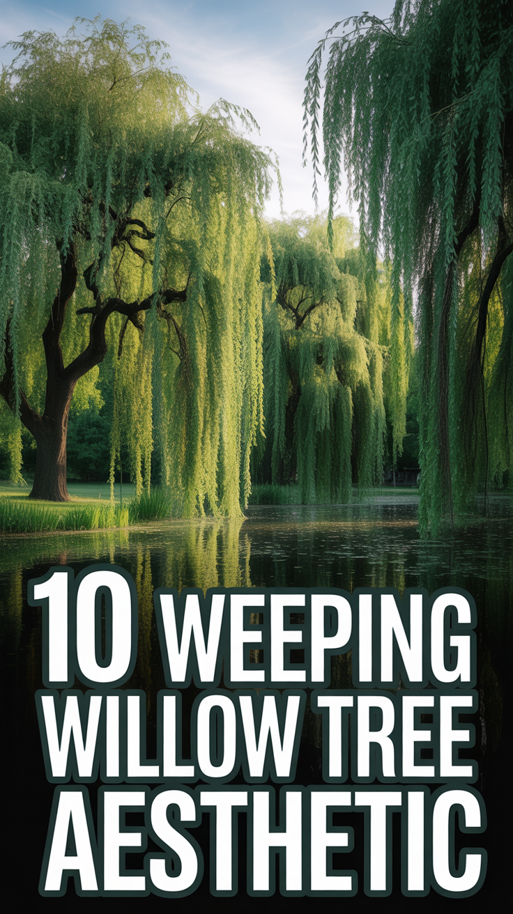 🌳 10 Weeping Willow Tree Aesthetic