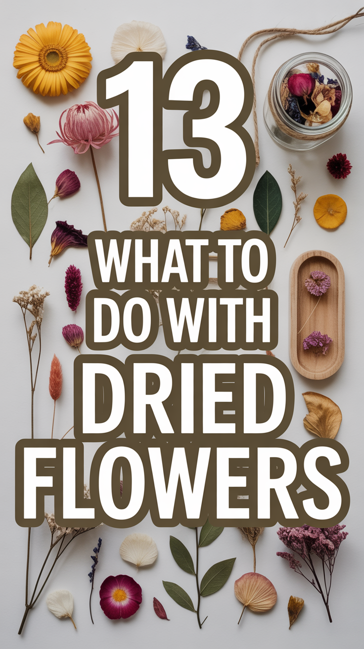 🌿 13 What To Do With Dried Flowers