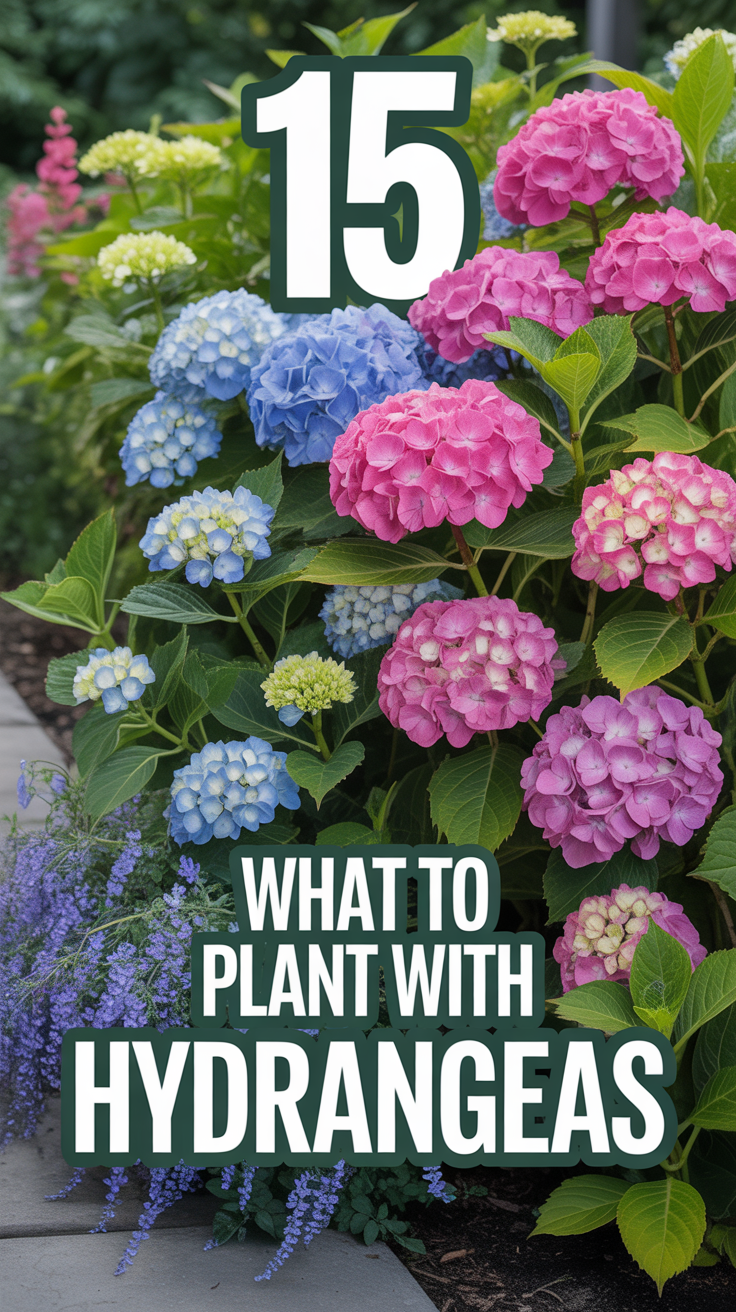 🌸 15 What To Plant With Hydrangeas