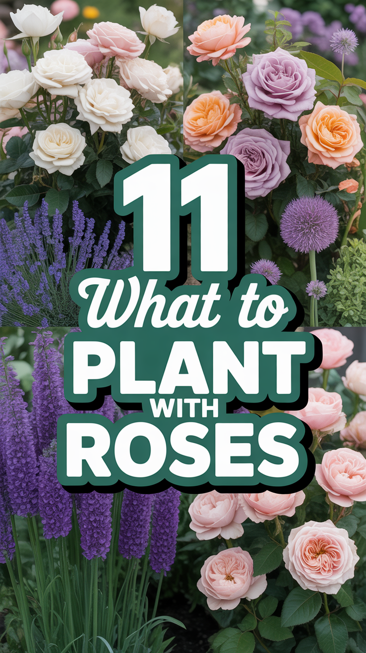 🌹 11 What To Plant With Roses