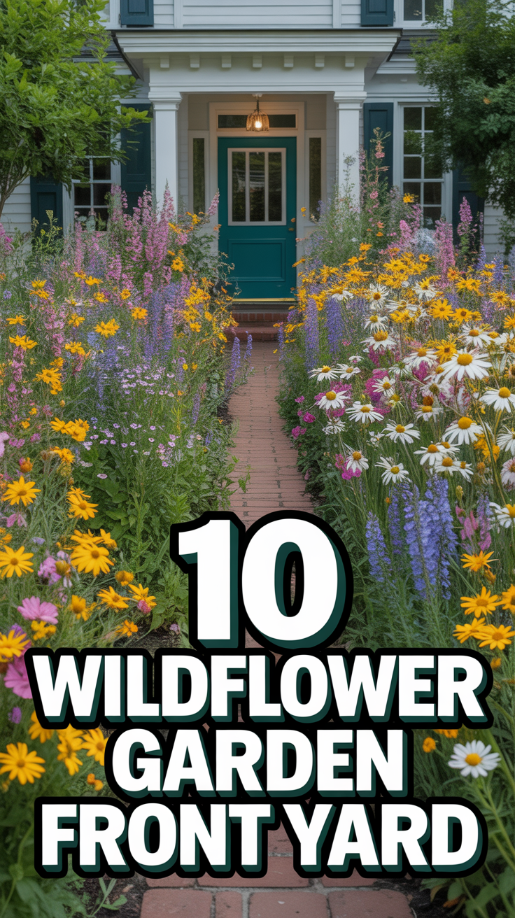 🌻 10 Wildflower Garden Front Yard
