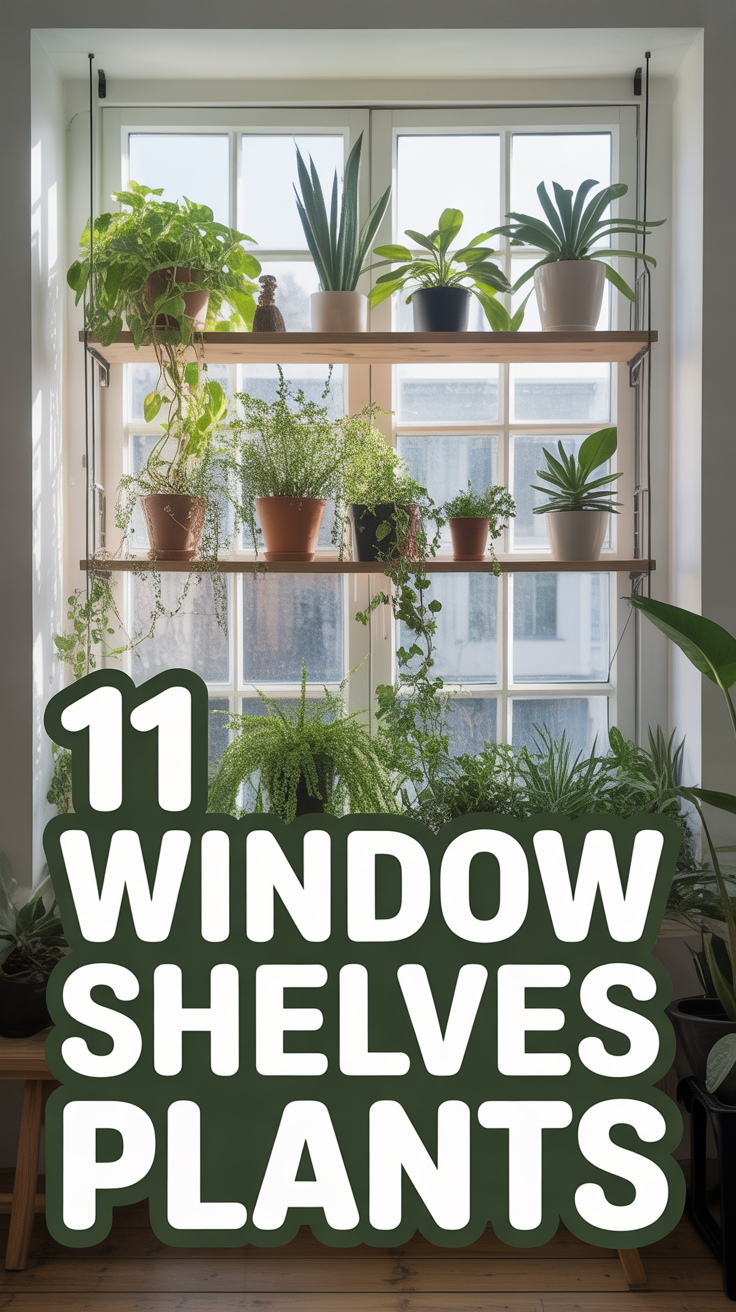 🌱 11 Window Shelves For Plants
