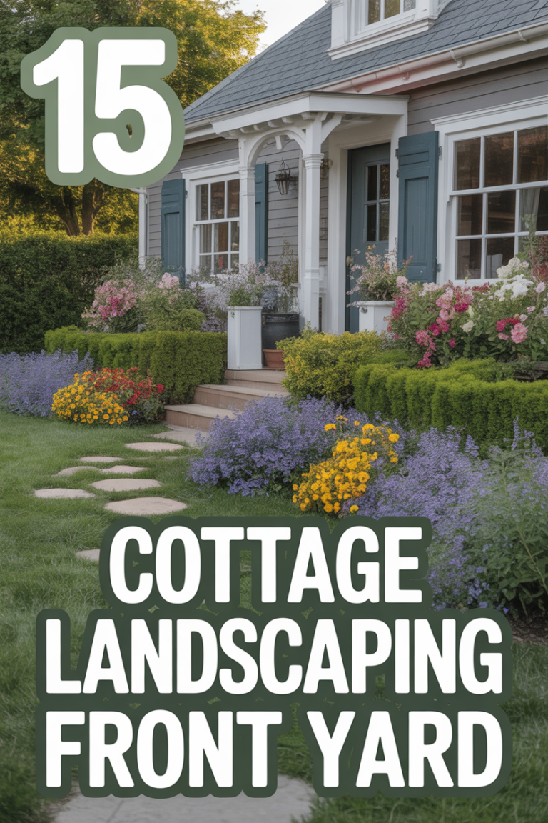 🌷 15 Cottage Landscaping Front Yard