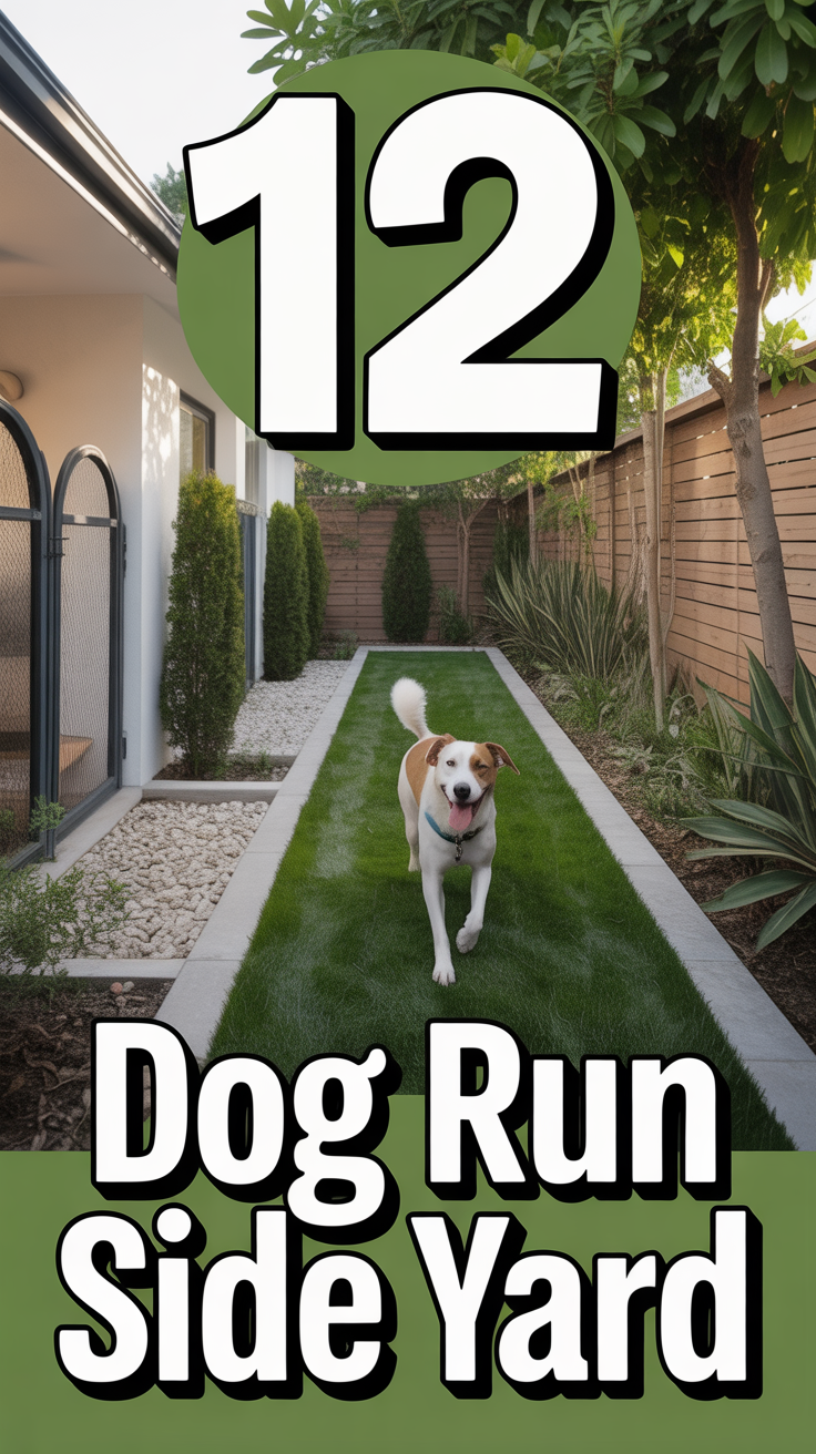 🐶 12 Dog Run Side Yard