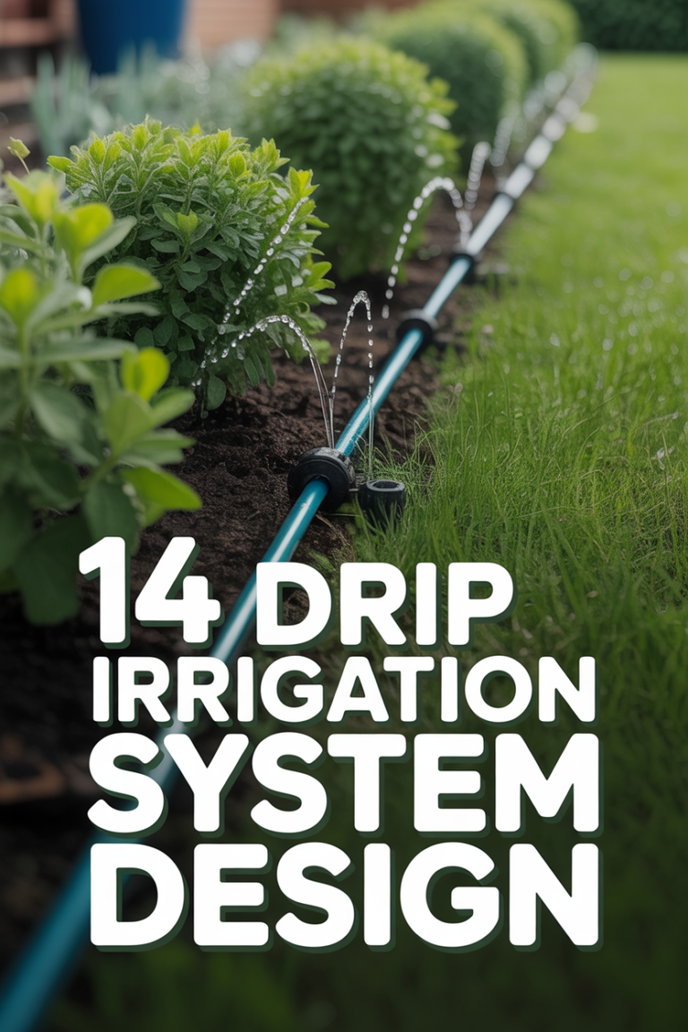 🌱 14 Drip Irrigation System Design