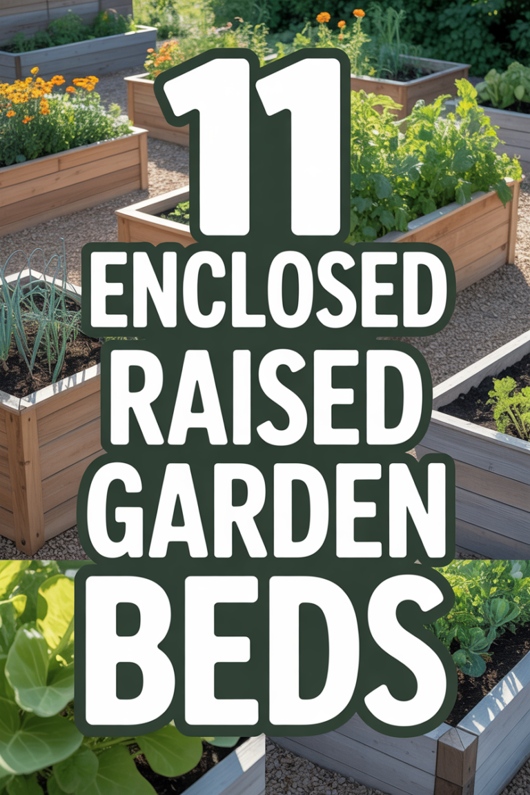 🌱 11 Enclosed Raised Garden Beds
