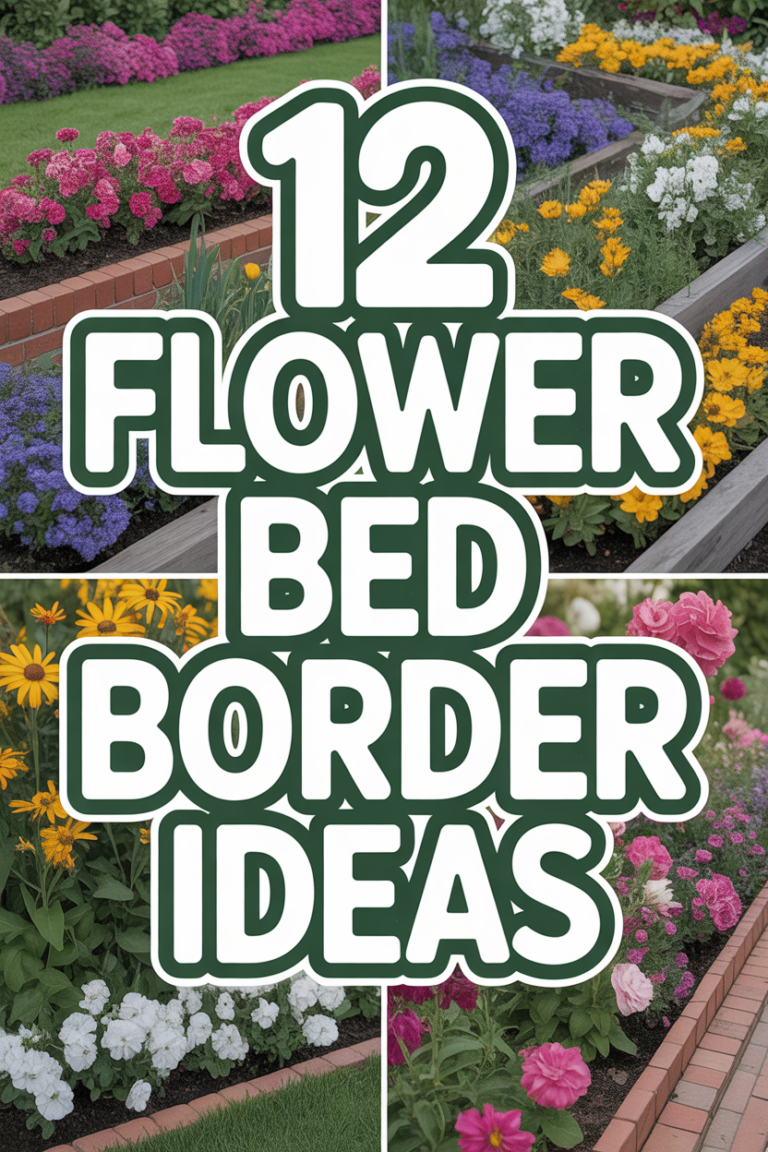 🌱 12 Flower Bed Border Ideas
