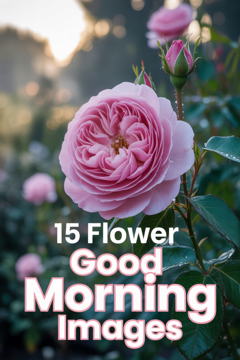 🌻 15 Flower Good Morning Images
