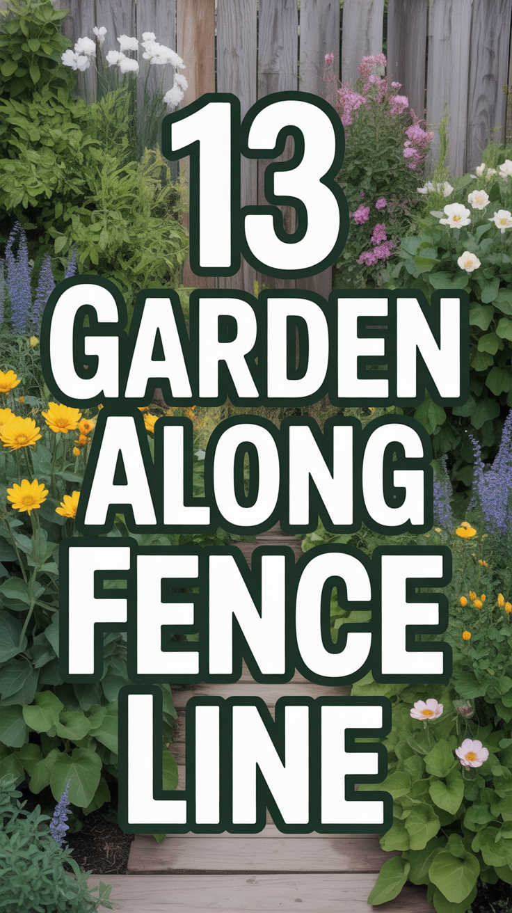 🌱 13 Garden Along Fence Line