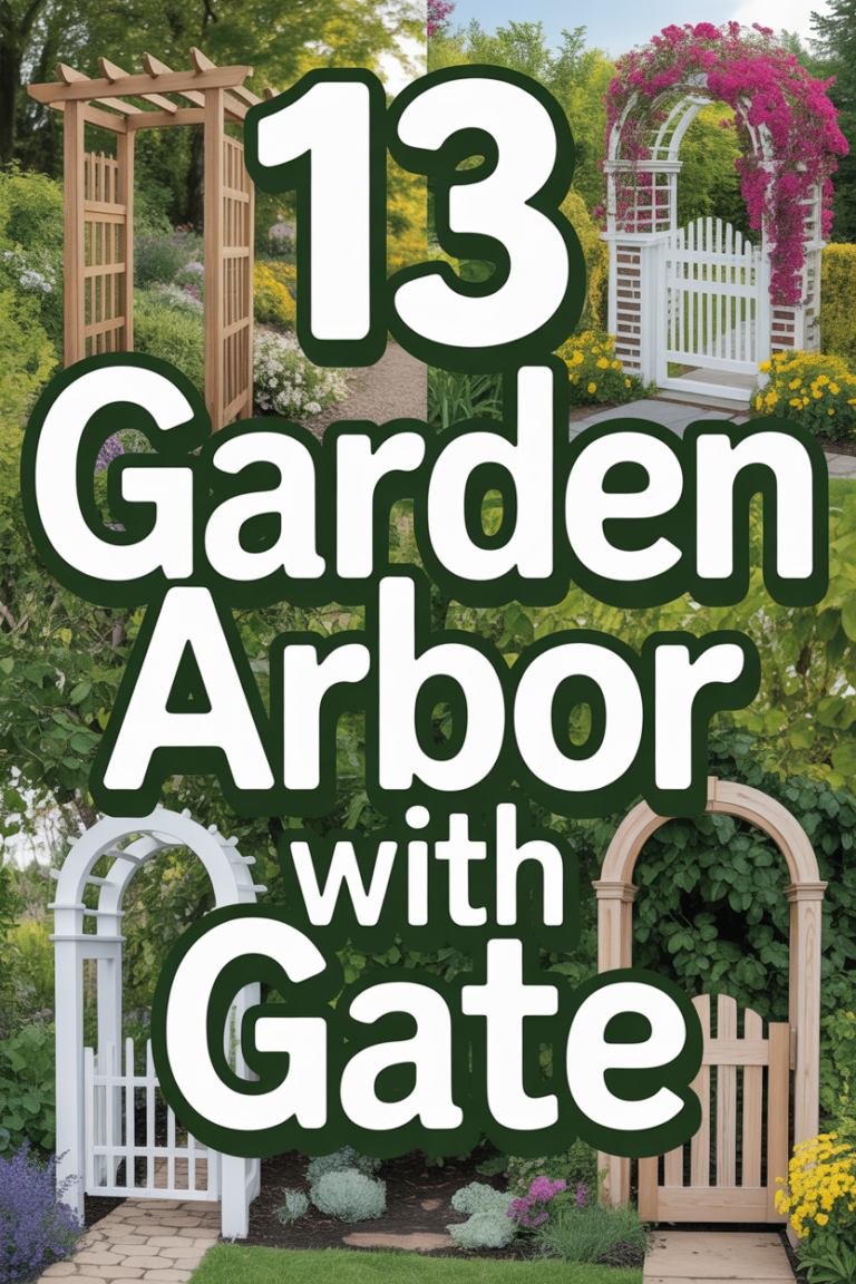 🌿 13 Garden Arbor With Gate