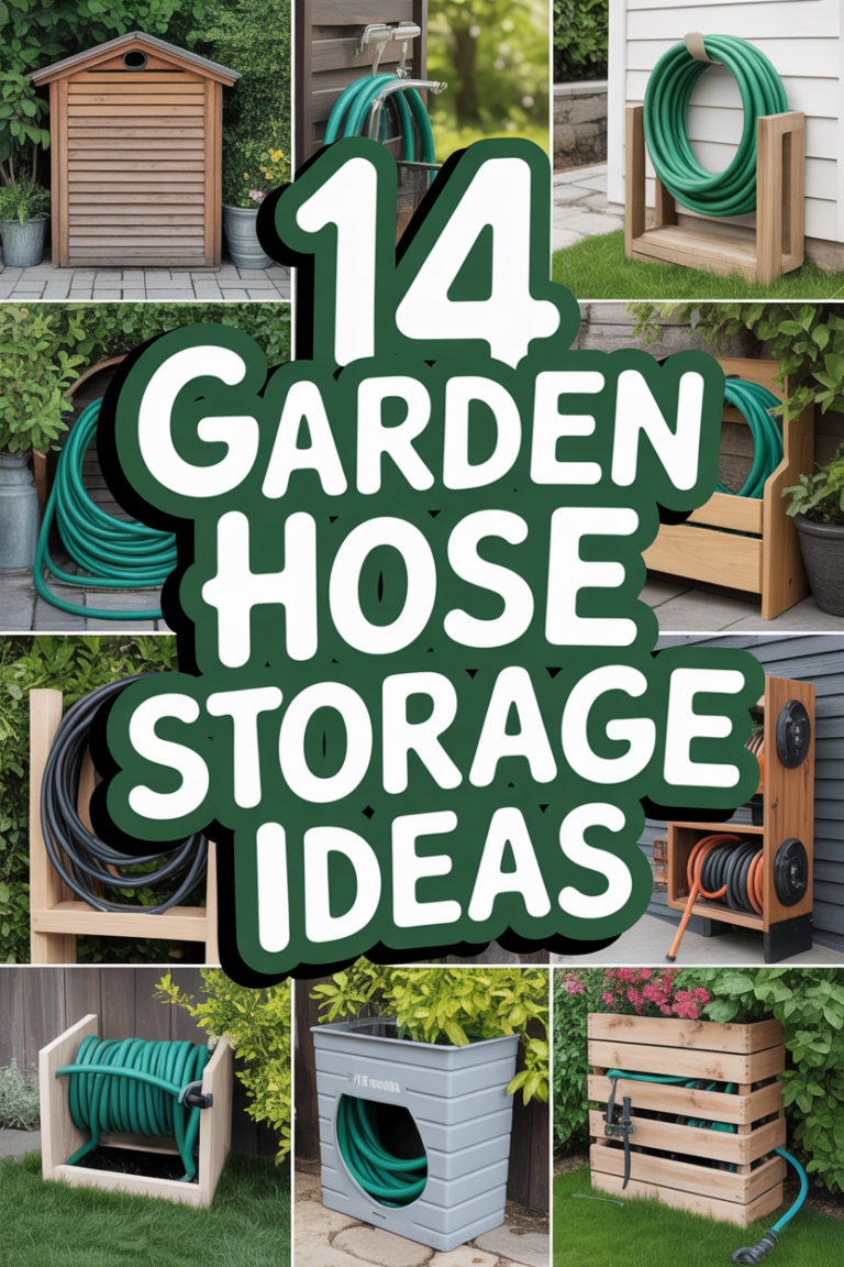 💧 14 Garden Hose Storage Ideas