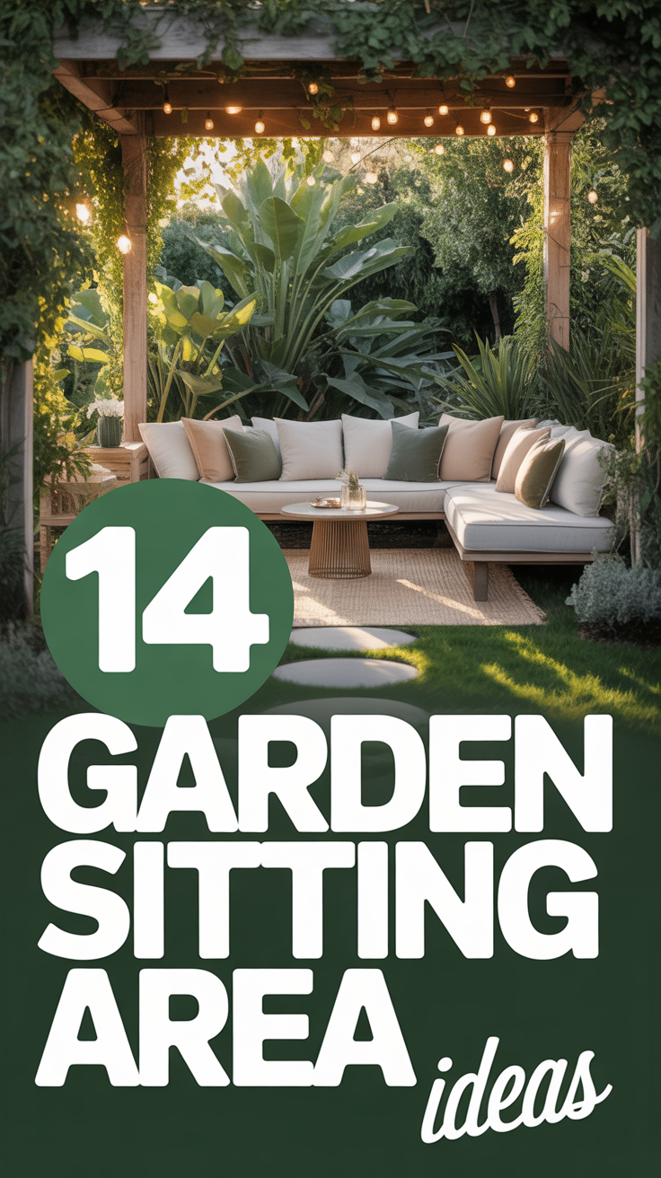 🌱 14 Garden Sitting Area Ideas