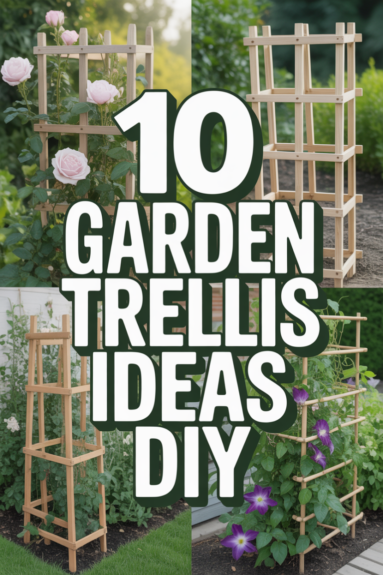 🌿 10 Garden Trellis Ideas DIY