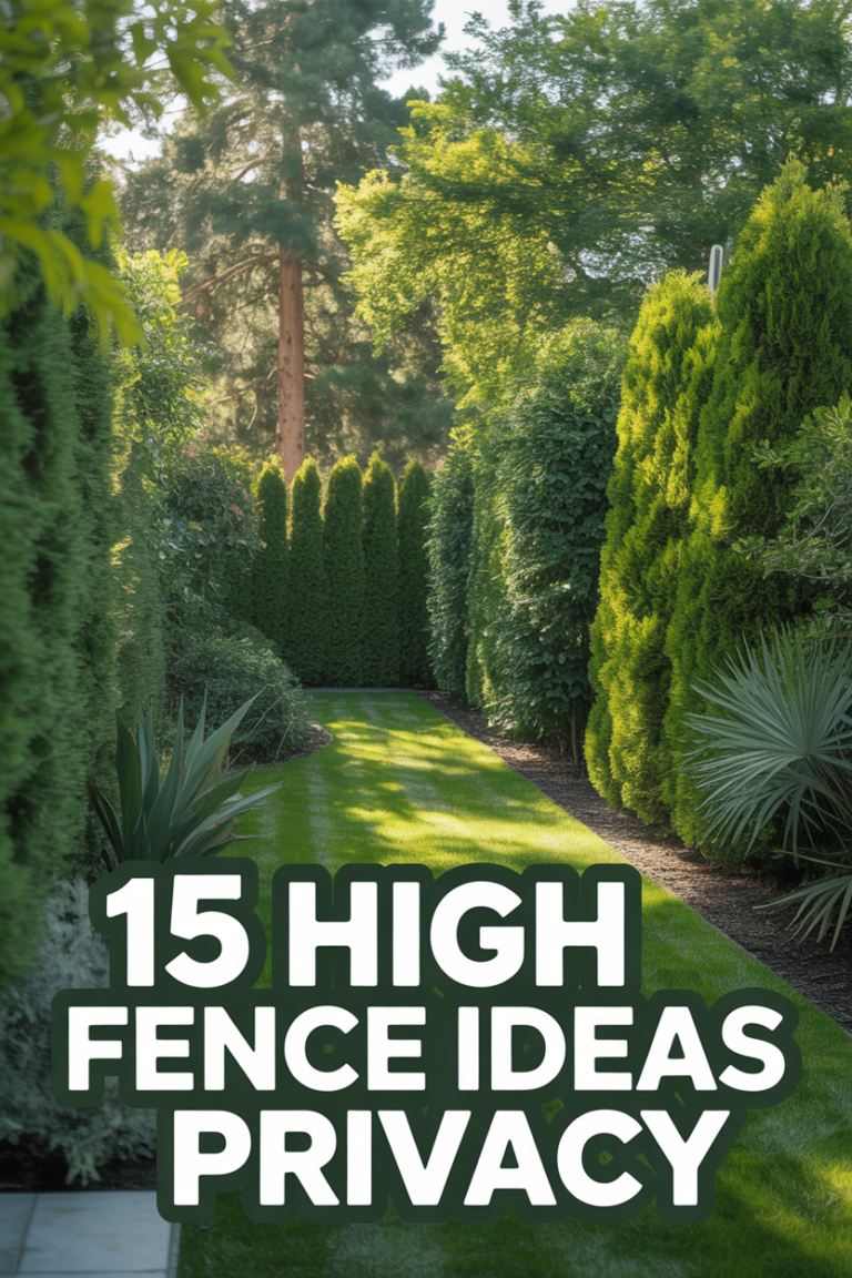 🔒 15 High Fence Ideas Privacy