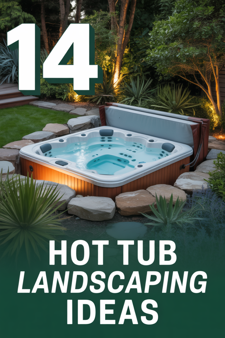 🌶 14 Hot Tub Landscaping Ideas