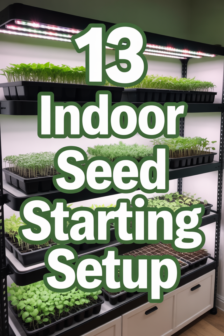 🌱 13 Indoor Seed Starting Setup