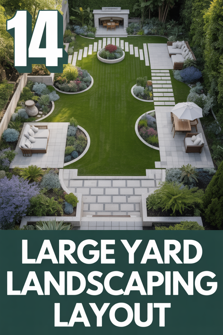 🌱 14 Large Yard Landscaping Layout