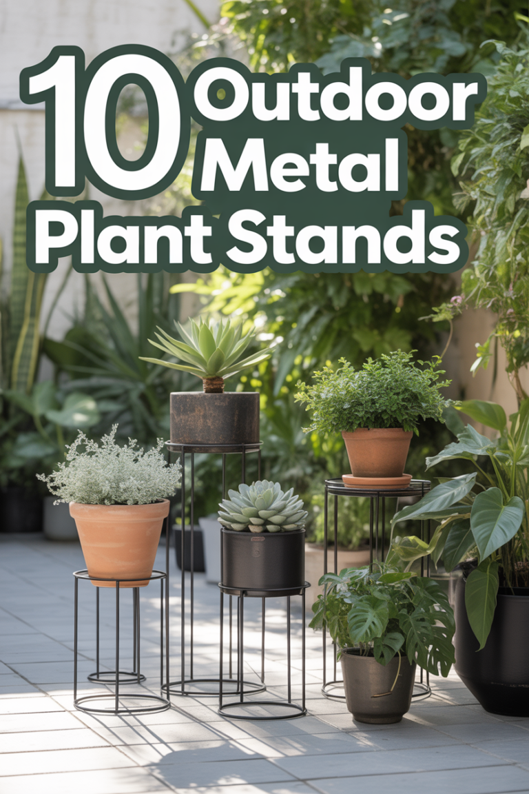 🌱 10 Outdoor Metal Plant Stands