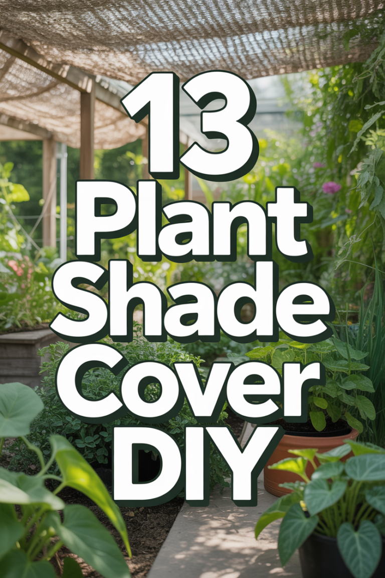 ⛱️ 13 Plant Shade Cover DIY