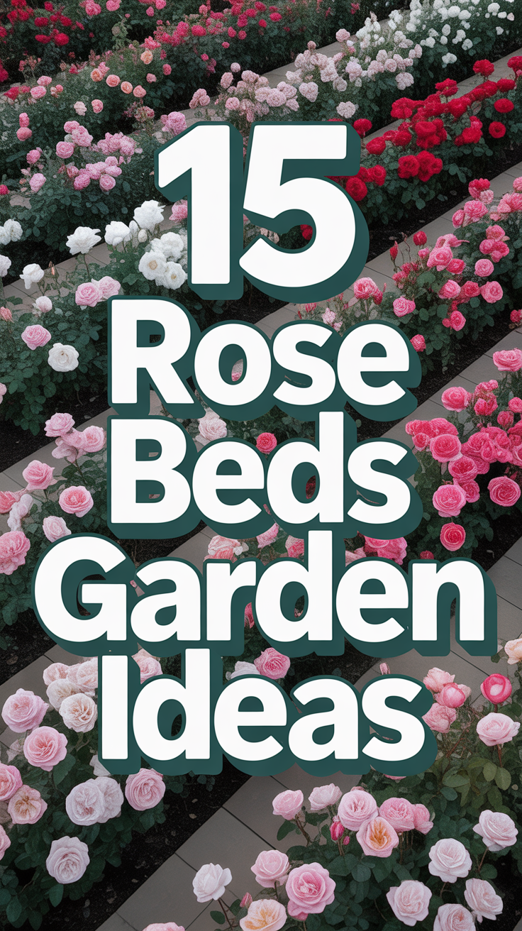 🌹 15 Rose Beds Garden Ideas