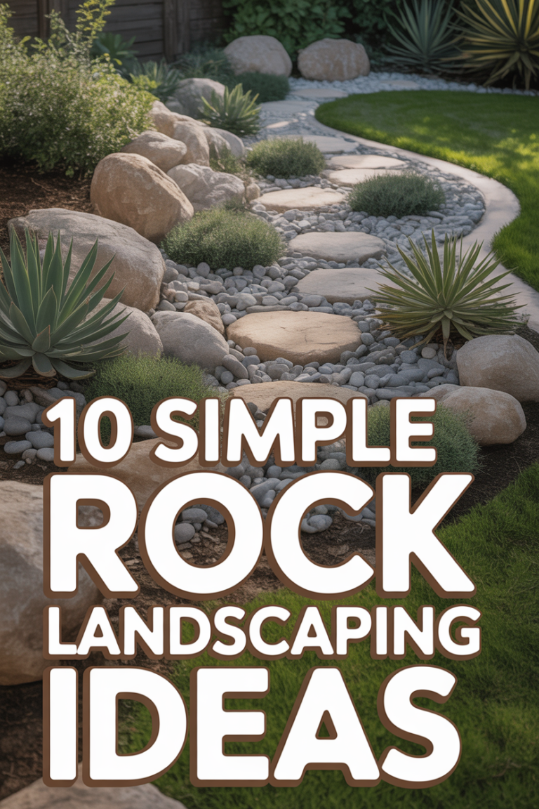 🪨 10 Simple Rock Landscaping Ideas